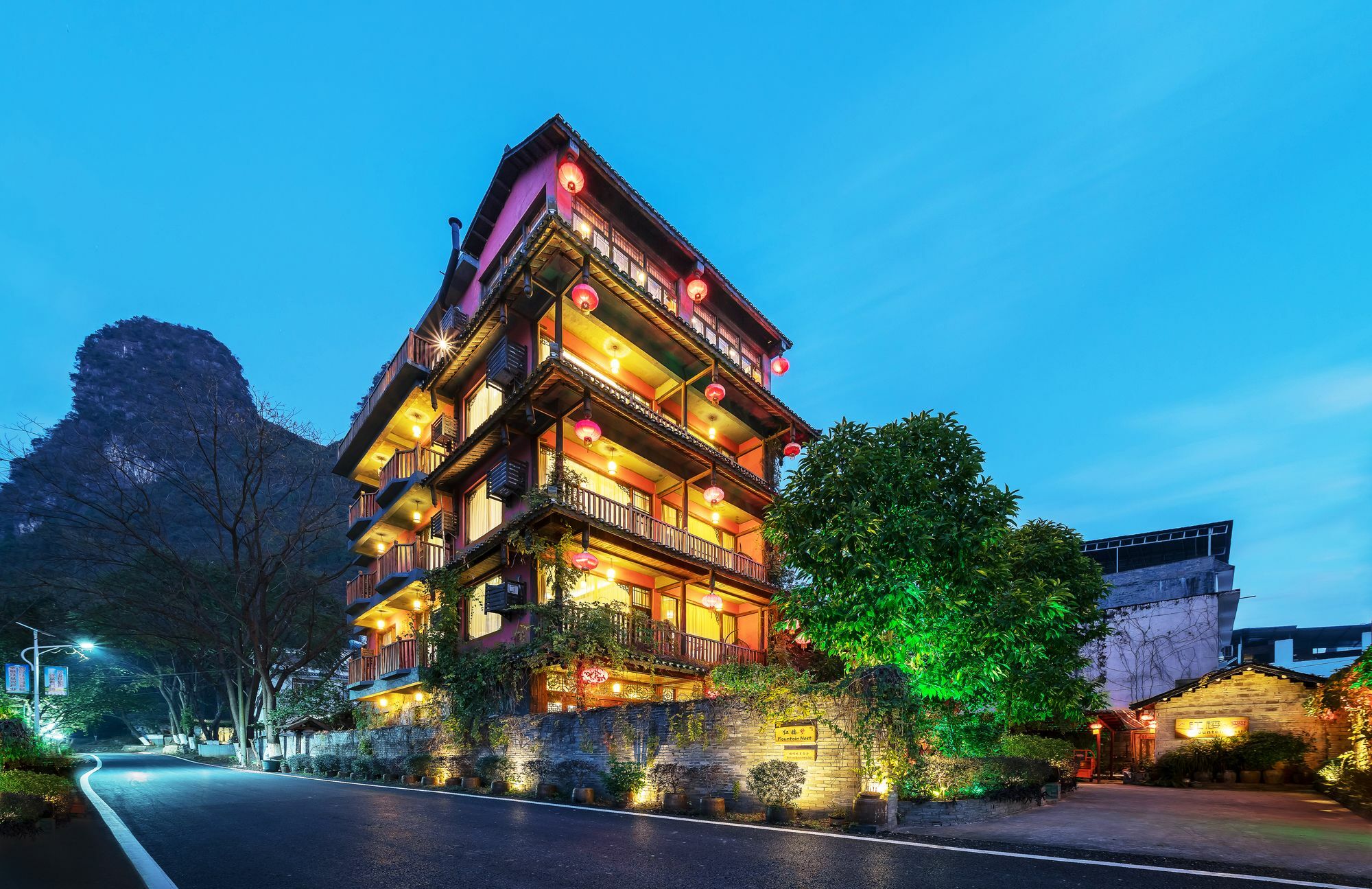 Yangshuo Mountain Nest Boutique Hotel Exterior foto